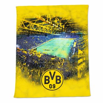 Borussia Dortmund BVB Fleecedecke Stadionprint 150x200 cm